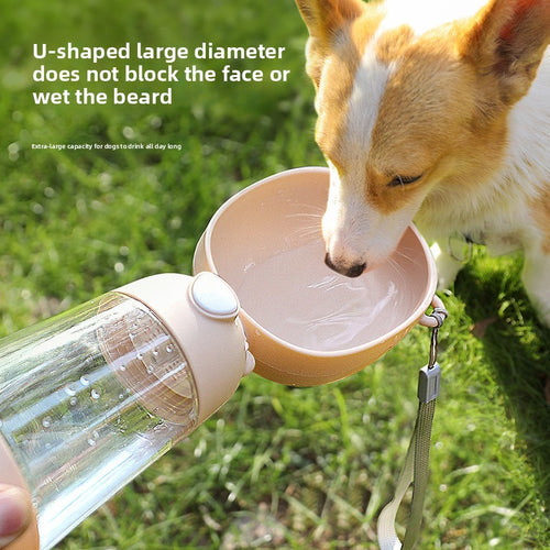 Portable Dog Water Cup Outdoor Pet Drinking Feeder