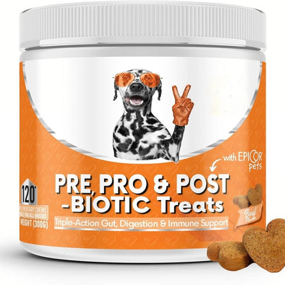 Dog Probiotic Soft Chewable Tablets for Intestinal Health